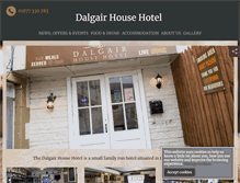 Tablet Screenshot of dalgair-house-hotel.co.uk